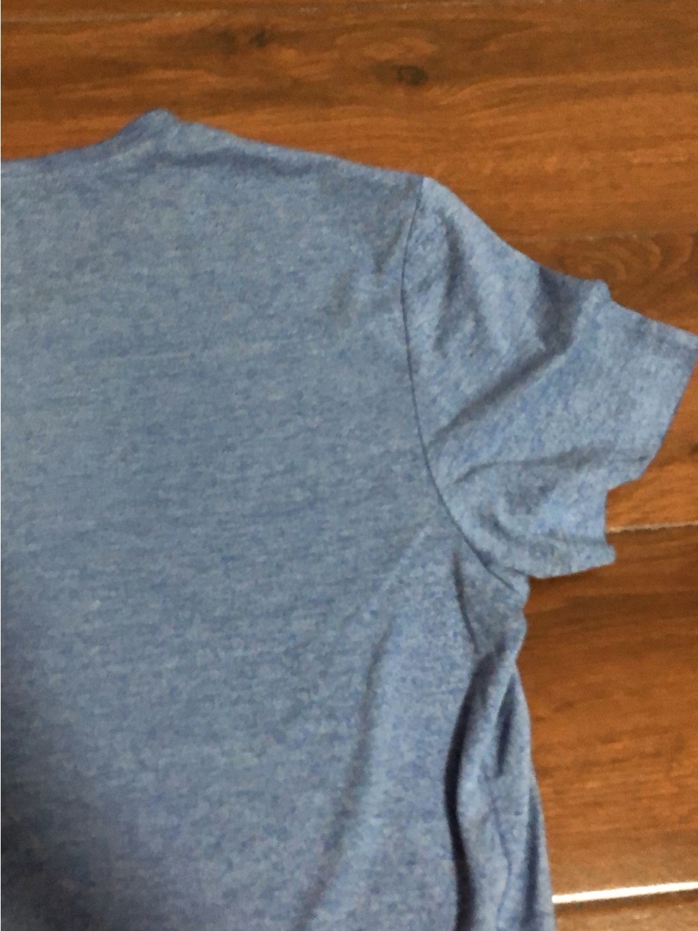 💫Men's Blue Crew Neck Short Sleeve Shirt - Picture 4 of 4